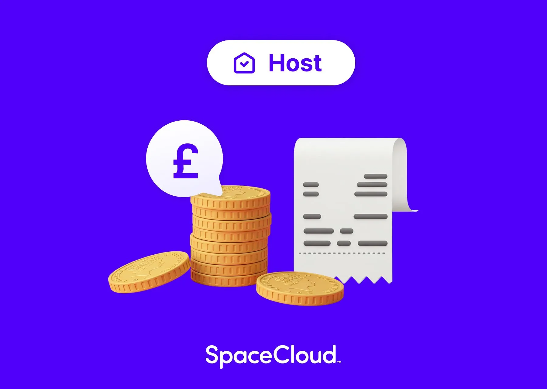 Host receiving payout for bookings