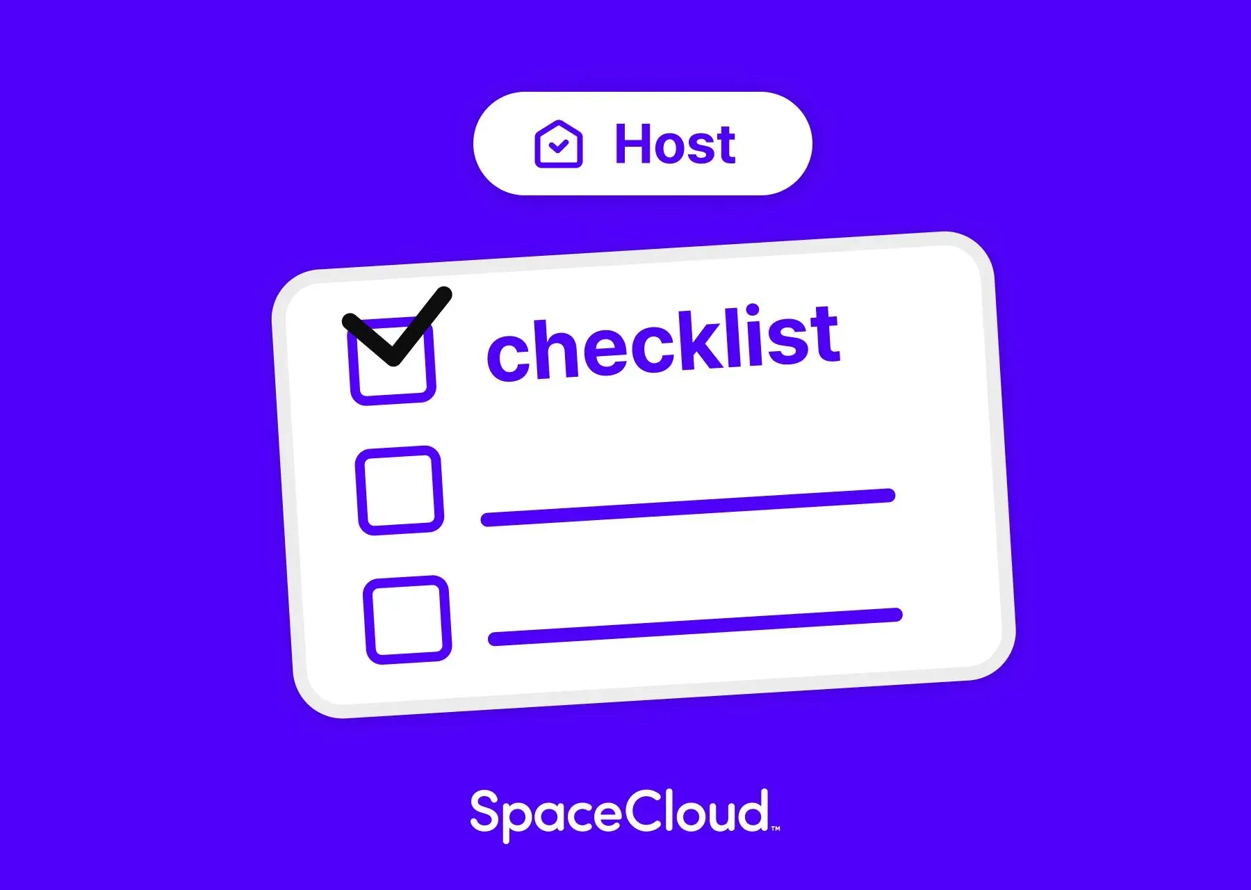 Host managing bookings on a laptop